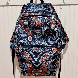 Vera Bradley Lighten Up Essential Large Backpack Haymarket Paisley